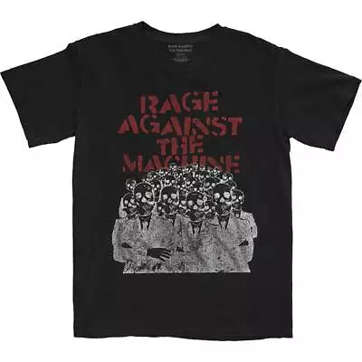 Buy Rage Against The Machine - Crowd Masks T-Shirt - Official Band Merch • 20.64£