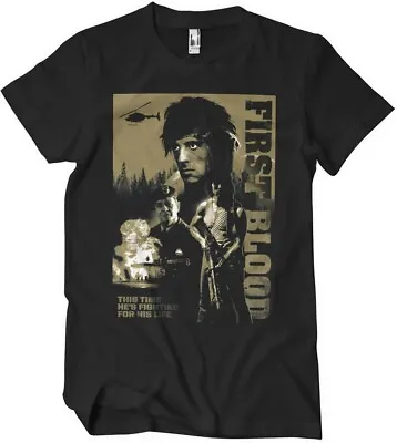 Buy Rambo First Blood T-Shirt Black • 16.43£