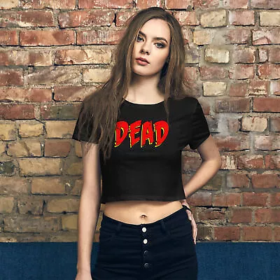 Buy Dead Depressed Gothic Emo Style Women’s Crop Tee • 30.65£