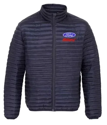 Buy Ford Motorsport Padded Jacket Mens Navy • 19.99£