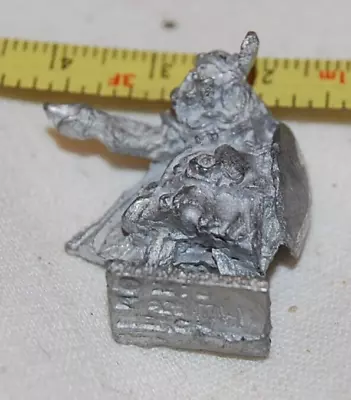 Buy Vintage Elan Merch Mines Of Moria Orc Leader Unpainted Lead Miniature Lotr Figur • 19.27£