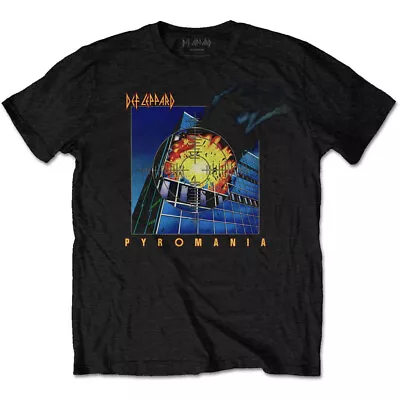 Buy Def Leppard Pyromania Black T-Shirt OFFICIAL • 14.99£