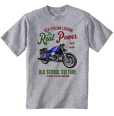 Buy Vintage Italian Motorcycle Moto Guzzi 750 Sport - New Cotton T-shirt • 29.99£