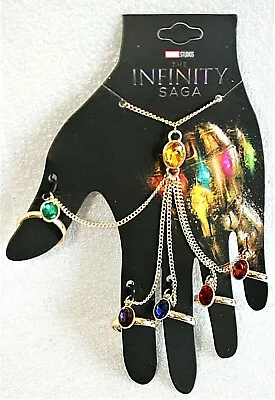 Buy Marvel Comics Infinity Saga Gauntlet Stone 6 Ring Cosplay Attached New NOS MIP • 26.98£