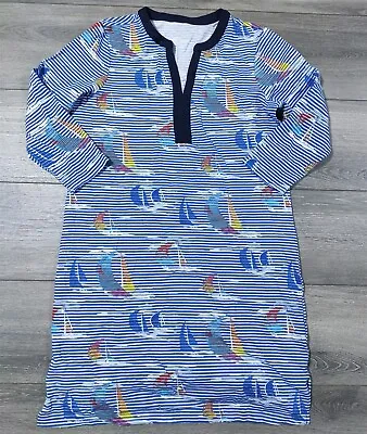 Buy Swim Tunic Womens XS Small TALL Suit Cover Up Sail Boat Cotton After Swim Shirt • 11.95£