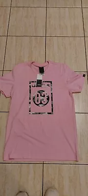 Buy Adidas Pink Grey Camo T Shirt Size S New With Tags • 8£