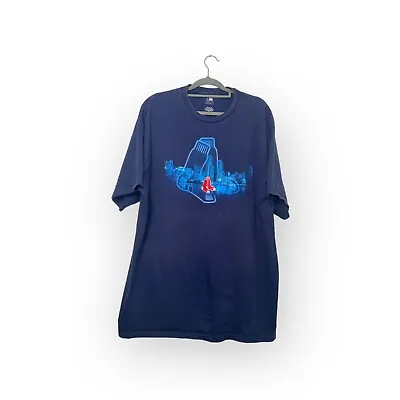 Buy Vintage MLB Boston Red Sox T Shirt Mens Extra Large Blue  Baseball Retro XL • 14.99£