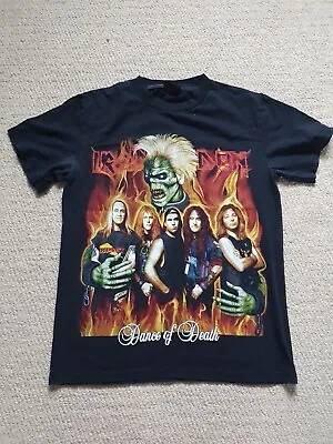 Buy Iron Maiden Dance Of Death Band T Tee Shirt Thunder Size M Vintage Heavy Metal • 17.99£