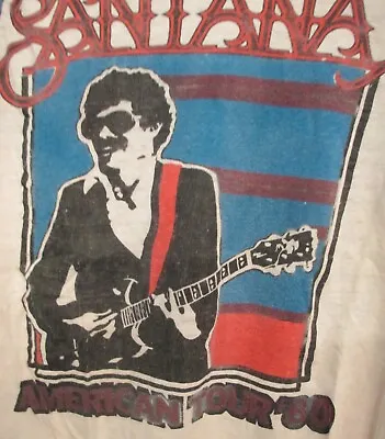 Buy Santana Vintage 1980 American Tour Concert Size S • 37.89£