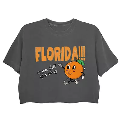 Buy FLORIDA!!! Is One Hell Of A Drug TTPD Merch Crop Top Swift Swiftie Taylor Shirt • 22.73£