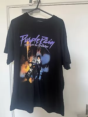 Buy Purple Rain Prince Shirt Black M Medium • 10£