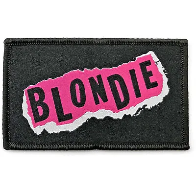 Buy Officially Licensed Blondie Logo Iron On Patch- Music Rock Band Patches M006 • 4.29£