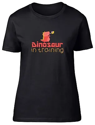 Buy Dinosaur In Training Womens T-Shirt Trex Paleontology Carnivores Ladies Gift Tee • 8.99£