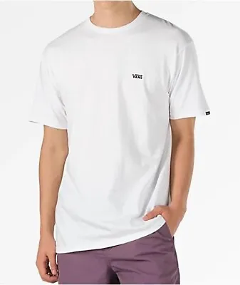 Buy VANS - Left Chest Logo T-Shirt - Mens Short Sleeve Tee - Vans White • 11.99£