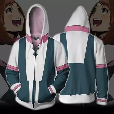 Buy My Hero Academia Hoodie Coslay OCHACO URARAKA Sweatshirt Jacket Coat Clothing • 28.44£