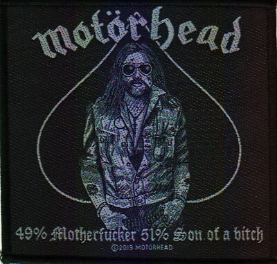 Buy Motorhead Lemmy 49% Motherf**ker Patch Official Rock Band Merch • 5.69£