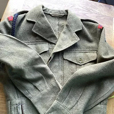 Buy Original Vintage British Battle Dress Jacket And Trousers  Dated 1951 Size 8 • 80£