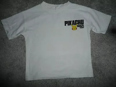 Buy Zara Pikachu White Stretch T Shirt Age 6/7 Years • 2.99£