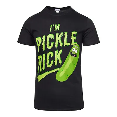 Buy Rick & Morty Pickle Rick T Shirt (Black) • 16.99£