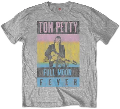 Buy Tom PettyThe Heartbreakers Full Moon Fever Grey T-Shirt - • 14.89£
