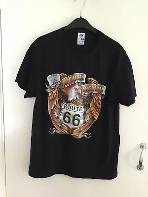 Buy Route 66 T-shirt Size Worn Once Only • 5.50£