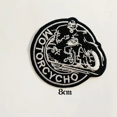 Buy Motorcycho Biker Rocker Ace Café Ton Up Embroidered Iron On Sew On Patch N-135 • 2.50£