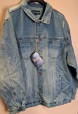 Buy Big Zise Jeans Jackets *limited Stock* 2xl To 6xl Smart Casual Classic Fit New • 29.99£
