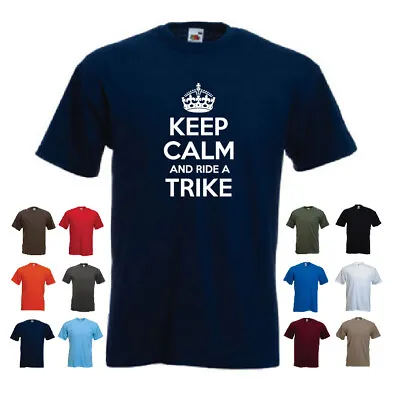 Buy  Keep Calm And Ride A Trike   Men's Custom T-shirt • 11.69£