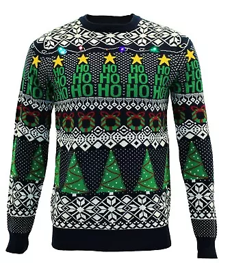 Buy Adult Christmas Jumper Christmas Wrapping Festive New Year Sweater Threadbare  • 14.95£
