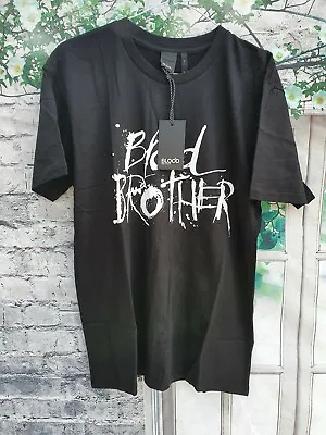 Buy Blood Brother Lysergic Deadman Printed T-shirt Black Chest Mens Large Bnwt • 14.99£