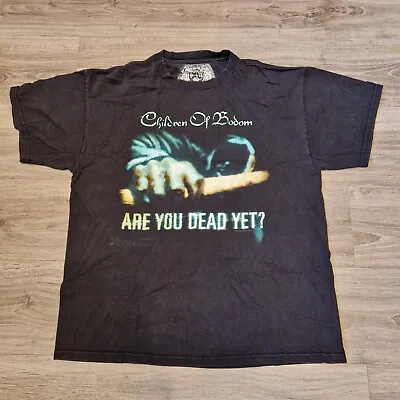 Buy Vintage 2005 Children Of Bodom Are You Dead Yet? T Shirt Size XL • 30£