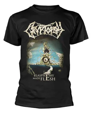 Buy Cryptopsy Blasphemy Made Flesh Black T-Shirt OFFICIAL • 16.29£