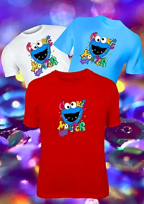 Buy KIDS UNISEX Cookie Monster T-SHIRTS • 4£
