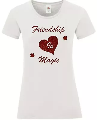 Buy Girls / Womans Friendship Is Magical T-Shirt • 8.99£