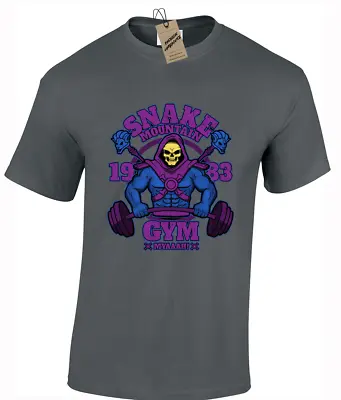 Buy Skeletor Gym Mens T Shirt Cool He-Man Retro Design Snake Mountain Classic Top • 10.99£