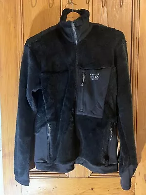 Buy Mountain Hardwear Monkey Man Deep Pile Full Zip Fleece Jacket Black Men’s Large • 51£