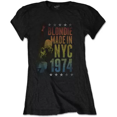 Buy Ladies Blondie Debbie Harry Made In NYC 1974 Official Tee T-Shirt Womens Girls • 15.99£