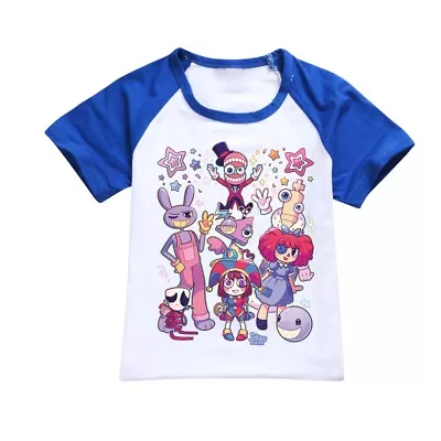 Buy Kids The Amazing Digital Circus Merch Casual Cotton Short Sleeve T-Shirt Tee Top • 7.49£