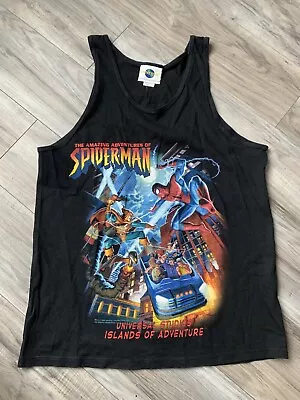 Buy Vintage Universal Studios Spider-Man 1998 Marvel Size Medium Vest Top VGC • 10£