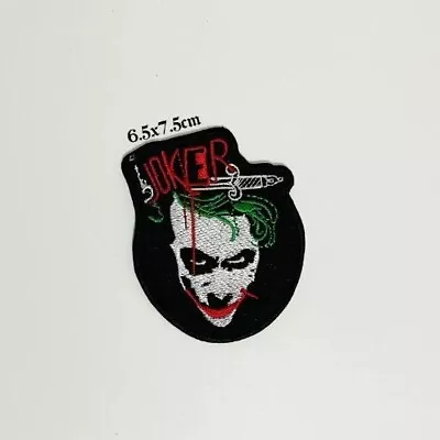 Buy Joker Face The Joker Batman Embroidered Patch Badge Sew / Iron For Jacket N-844 • 3£