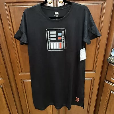 Buy Disney Parks Star Wars Darth Vader Tshirt Dress Womens Size M-Medium • 42.52£