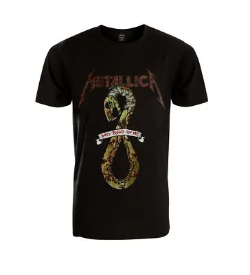 Buy Men's Metallica Black Licensed Band Tee Shirt Don't Tread On Me Medium • 18.60£