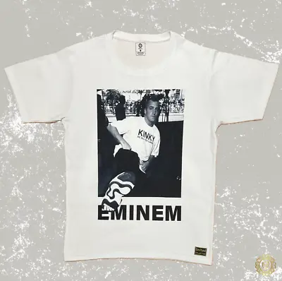 Buy Eminem Adidas Shoe Old School Graphic Rap T-Shirt, UNISEX, Hip Pop R&B - WHITE • 19.99£