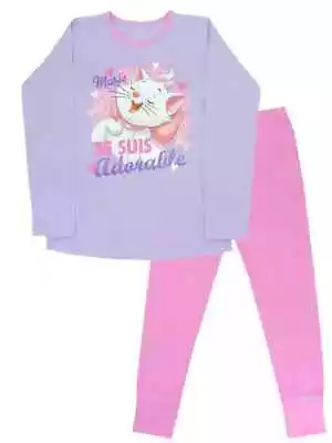 Buy Girls Disney Aristocats Marie 'I Am Adorable' Official Pyjamas Age 4-5 To 9-10 • 4.99£
