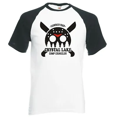 Buy Inspired By Friday The 13th  Camp Counselor  Raglan Baseball T-shirt • 14.99£