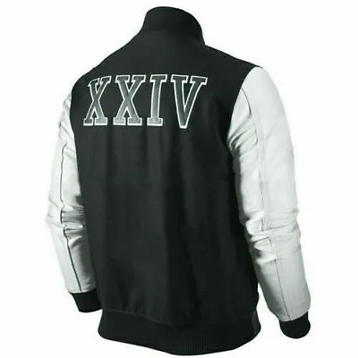 Buy Michael B Jordan Kobe Destroyer Xxiv Battle Wool Jacket & Faux Leather Sleeves • 78£