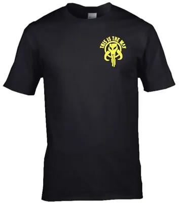 Buy Mandalorian 'This Is The Way' Skull Premium Cotton Ring-spun T-shirt • 14.99£