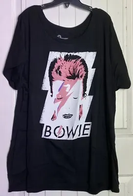 Buy David Bowie Ziggy Stardust T-Shirt Tee Women’s Plus Size 5 5X 28 Hot Topic • 27.94£
