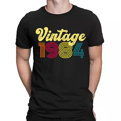 Buy Personalised Vintage 1984 40th Birthdays Custom Retro Mens Womens T-Shirts #ADN • 9.99£