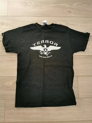 Buy TERROR Life And Death T-Shirt - Size Small - HXC SXE Hardcore Deathwish Converge • 7.49£
